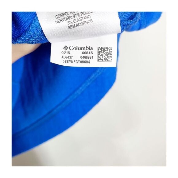 Columbia Pullover Glacial Fleece III Half Zip Blue Large New - Picture 6 of 7